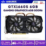 AISURIX Brand New GTX 1660 Super 6G Graphics Card 1660S Grafik Card GPU Nvidia Video Card