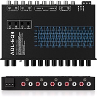 EQ9 9-Segment Car Audio Balancer, Adjustable 9-Segment Car Power Amplifier Graphic Balancer