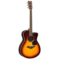 Yamaha FSX830C Brown Sunburst semi-acoustic guitar
