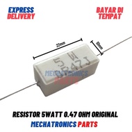 10PCS [PAS-9078] RESISTOR 5WATT 0.47OHM ORIGINAL