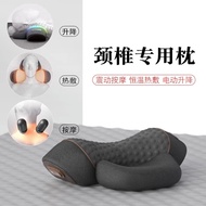 ST&amp;💘Japanese Cervical Pillow Massage Hot Compress Neck Pillow Relief Neck Hump for Sleep Cylindrical Neck Pillow Adult H