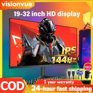 Visionvue  Monitor PC 19 22 24 Inch 75HZ 1080P LED Computer Monitor Curved 27" Gaming Monitor Murah 