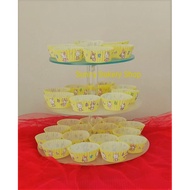 3 TIER ACRYLIC ROUND CUPCAKE PARTY WEDDING CAKE STAND