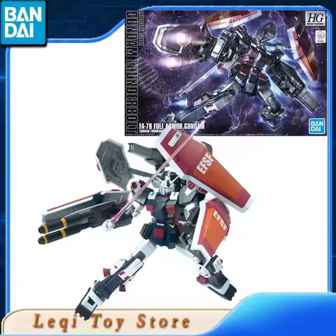 Bandai Original Genuine In Stock HG FA-78 FULL ARMOR GUNDAM THUNDERBOLT Action Anime Figures Toys Gi