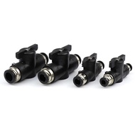 Air Vae BUC 4mm 6mm 8mm 10mm 12mm Pneumatic Push In Quick Joint Connector Hand To Turn Switch 1