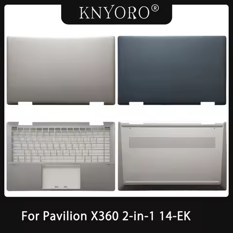 Original New For Pavilion X360 2-in-1 14-EK N09441-001 LCD Back Cover Rear Lid Upper Palmrest Top Ca