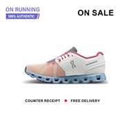 ใหม่และแท้ On Running Cloud 5 " White Red " รองเท้ากีฬา 59.98363 รับประกัน 1 ปี