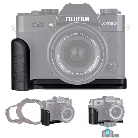 JJC MHG-XT10 Metal Hand Grip L Bracket for Fujifilm X-T30 III II X-T30 X-T20 X-T10 Anti-Slip Holder 
