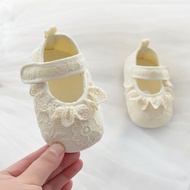 Spring Autumn 0-1 Years Old Newborn Baby Princess Shoes 3-6-12 Months Old Baby Girl Soft Sole Breath