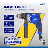 [READY STOCKS] NIETZ IMPACT DRILL NZID01-710 710W / IMPACT DRILL MACHINE / HAND DRILL WITH IMPACT / 