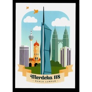 Postcard - Loka Made Series MSP146 : Merdeka 118 Tower