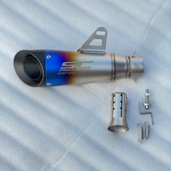 knalpot IMPORT SC PROJECT SC S1 HD BLUE Import Taiwan SILINCER ONLY inlet 50 Motor Sporty
