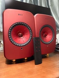 KEF LSX Red - Wireless HiFi Speakers