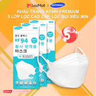 [HOT DEAL] Khẩu trang KF94 SafeMall 5 lớp lọc Premium N99+ Korea Technology  Thùng 300 chiếc khẩu tr
