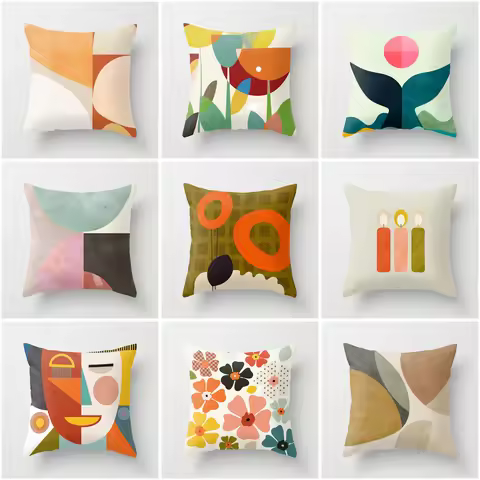 decorative Home pillow case Cushion covers 45*45 nordic 40*40 40x40 50x50cm Living room modern geome