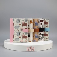 20-MOTIF CANVAS BINDER A5Ring LATEST, CHEAP A5 COLLEGE BINDER/