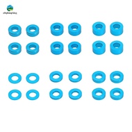 24Pcs M3 Screw Spacer Set 3mm Screws Flat Gasket Washer Spacer for  53539 TT02 TT01 XV01 XV02 RC Car