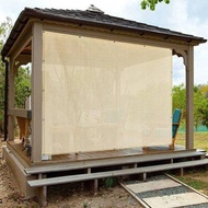 Sun Shade Mesh Canopy Awning Privacy Screen Wind Screen Hot Resistant Protection Shelter 90% UV Bloc