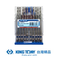 KING TONY 金統立 專業級工具 六角起子不銹鋼鑽頭10支組(4.5mm) KT7E12145-10WH｜020015320101