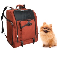 Dog Backpack Carrier Car Seat Belt Attachment - Cordura Nylon Convertible Pet Carrier for Small Dog 