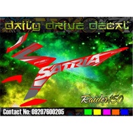 RAIDER 150 FI DECALS (SATRIA)