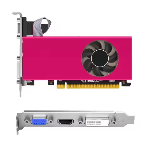 GTX 750TI 4GB Low Profile Video Card PCI-E 2.0 16X Computer Graphics Card DDR5 PC Video Card HDMI-Co