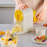 Shaved Ice Machine Household Small Unplugged Hand-Cranked Manual Hail Ice Maker Smoothie Maker Cotto