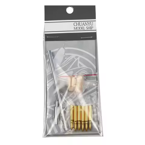 1 Set 1/35 Scale M60A1 MBT Tank Metal Gun Barrel Shell With Brass Artillery Shells Kit For Takom 214