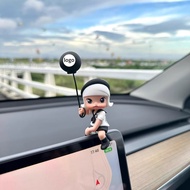 [Xiaohongshu same style]Chanel Style Blind Box Doll Modification Pop Mart molly Car-mounted Screen H