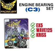 RACING BEE ENGINE BEARING SET(C3)EX5/WAVE125/KRISS enjin full set w125
