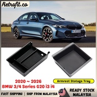 🇲🇾 20~26 BMW 3 Series G20 Armrest Storage Box BMW 4 Series i3 i4 Facelift Armrest Console Tray BMW G