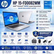 HP 15-FD0082WM Laptop Intel Pentium N200 16GB RAM 512GB SSD 15.6 Inch FHD Window 11 Brand New Sealed