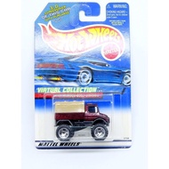 MERAH ER27 Hot Wheels Mercedes Benz Unimog - Virtual dark red
