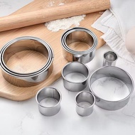 Stainless Steel 304 Round Skin Pressing Tool Cake 11 Piece Set Mold Household Handy Tool Dumpling Sk