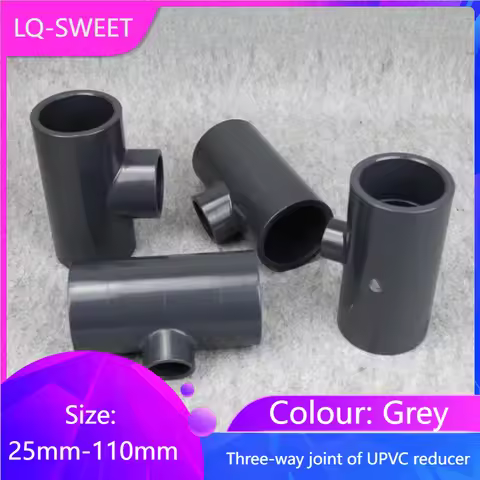 UPVC Drinking Plastic Water Pipe Fitting，Reducer Three-way Joint