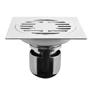 304 Stainless Steel Anti-Odor Floor Drain, Face 12x12CM (tube 76-90), side 15x15CM (tube 76-90-110)