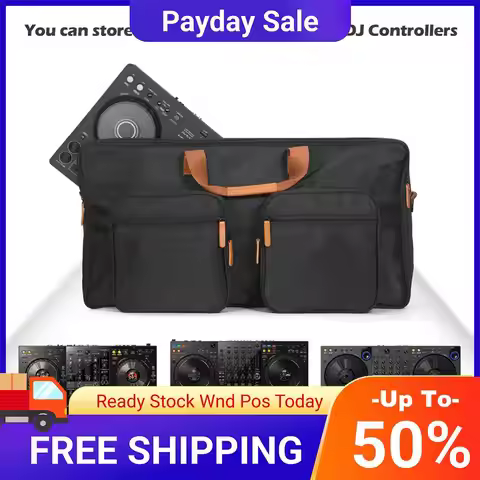Portable DJ Turntables Protective Case Carrying Storage Bags with Sholder Strap for Pioneer DJ DDJ-8