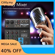 F-4A Wireless 4-channel Audio Mixer Bluetooth-compatible USB Sound Mixing