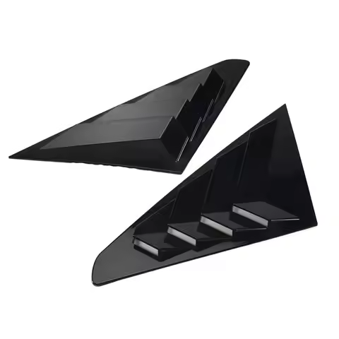Classy-Rear Side Window Louvers, Scoop Louvers Cover Blinds For MG 5 MG5 2021 Car Exterior Accessori