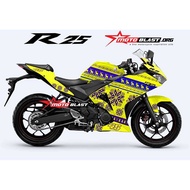Decal Sticker YZF R25 AGV CORSA WINTER TEST