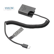 EL14 Dummy Coupler Battery Type-C Spring Cable for  D3100 D3500 D5100 D5200 D5300 D5600 P7000 P7100 