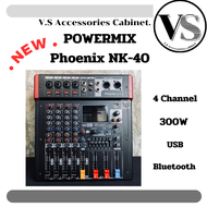 พาเวอร์มิกซ์ PHOENIX NK-40 4Channel 300W*2