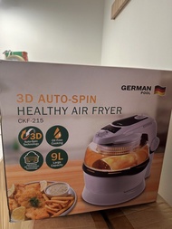 德國寶3D旋轉光速氣炸鍋  German Pool 3D Auto-Spin Healthy Air Fryer CKF-215