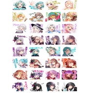 Bang Dream waterproof Stickers DIY Decals Stickers for Album Diary Laptop Scrapbooks Skateboard