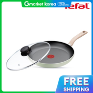Tefal | Induction Mint Sage Frying Pan 28cm + Glass Lid 28cm