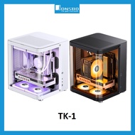 Jonsbo TK-1 PC MATX Gaming Chassis Desktop Casing ( Black / White )