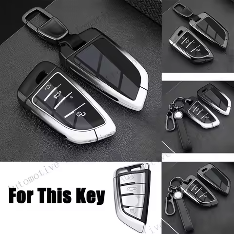 Z+ Zinc Alloy TPU Car Key Case Cover For BMW X1 X2 X3 X4 X5 X6 X7 1 2 3 4 5 6 7 8