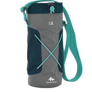 Qu3chu@ Isothermal Cover For Hiking Water Bottle 1.2 To 1.5 Litre / Beg Botol Air (GreyBlue)