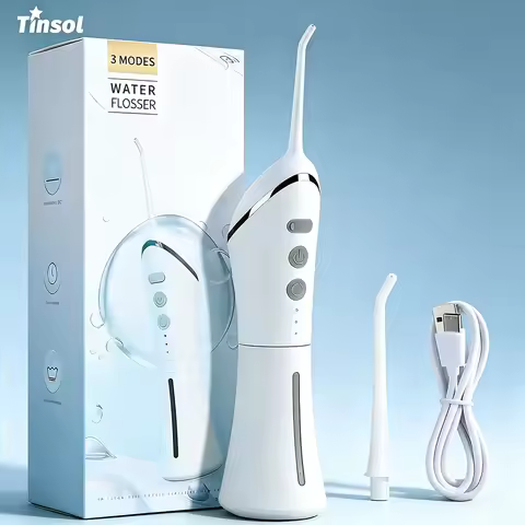 TINSOL Electric Water Flosser, High-Pressure Water Jet Flosser, Electric Toothbrush, USB Charging, G