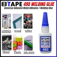 (495) Instant Adhesive 20g Welding Glue Super Bonder Super Glue Plastic, Footwear, Wood, Rubber & Me